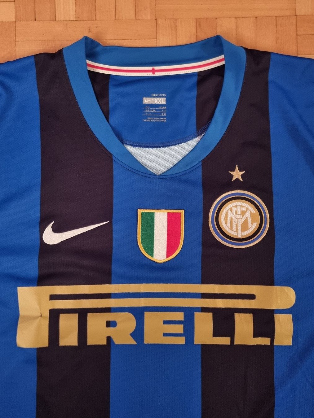 Football Club Internazionale Milano Leibchen & Hosen: Javier Zanetti / Inter Mailand 2008-2009 Heimtrikot – Gebraucht aus Suhr von SariLacivert1907 3
