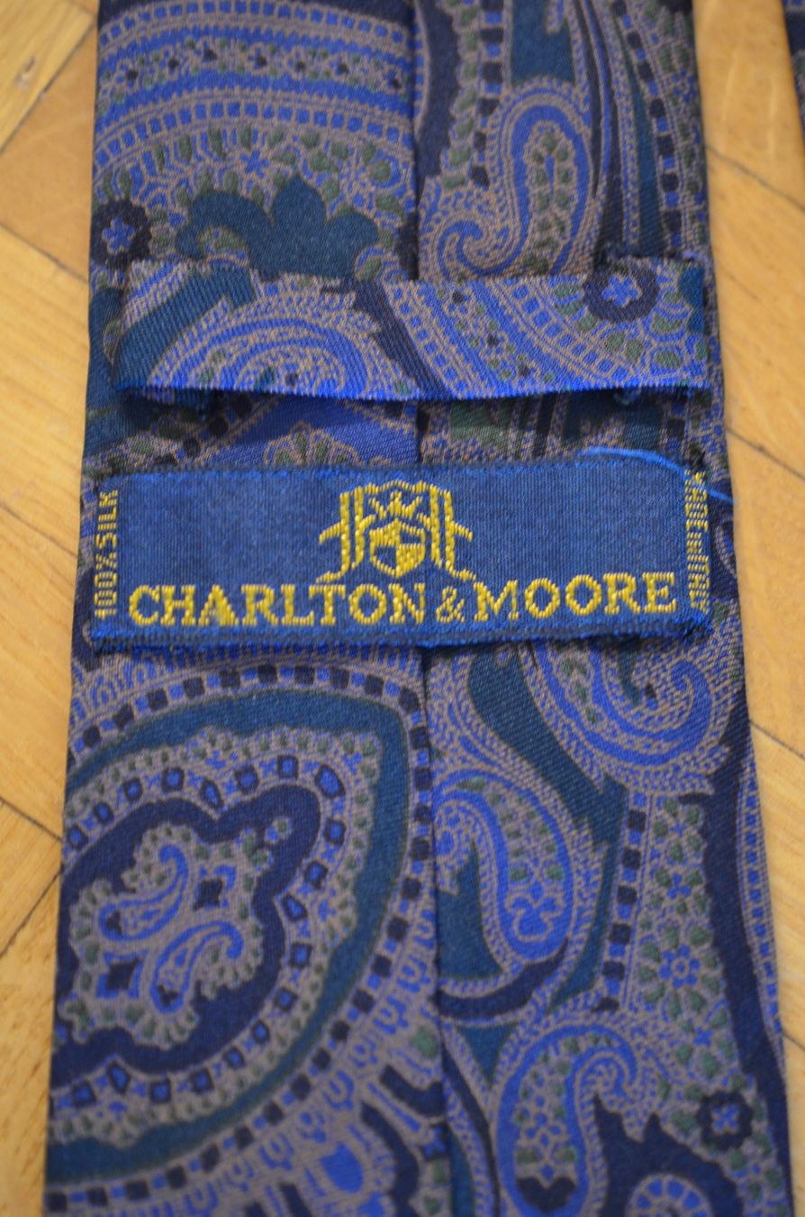 Cravatte: Cravate en soie Charlton & Moore 5.5x7.3cm – Usato da La Croix (Lutry) venduto da OMEGA07 3