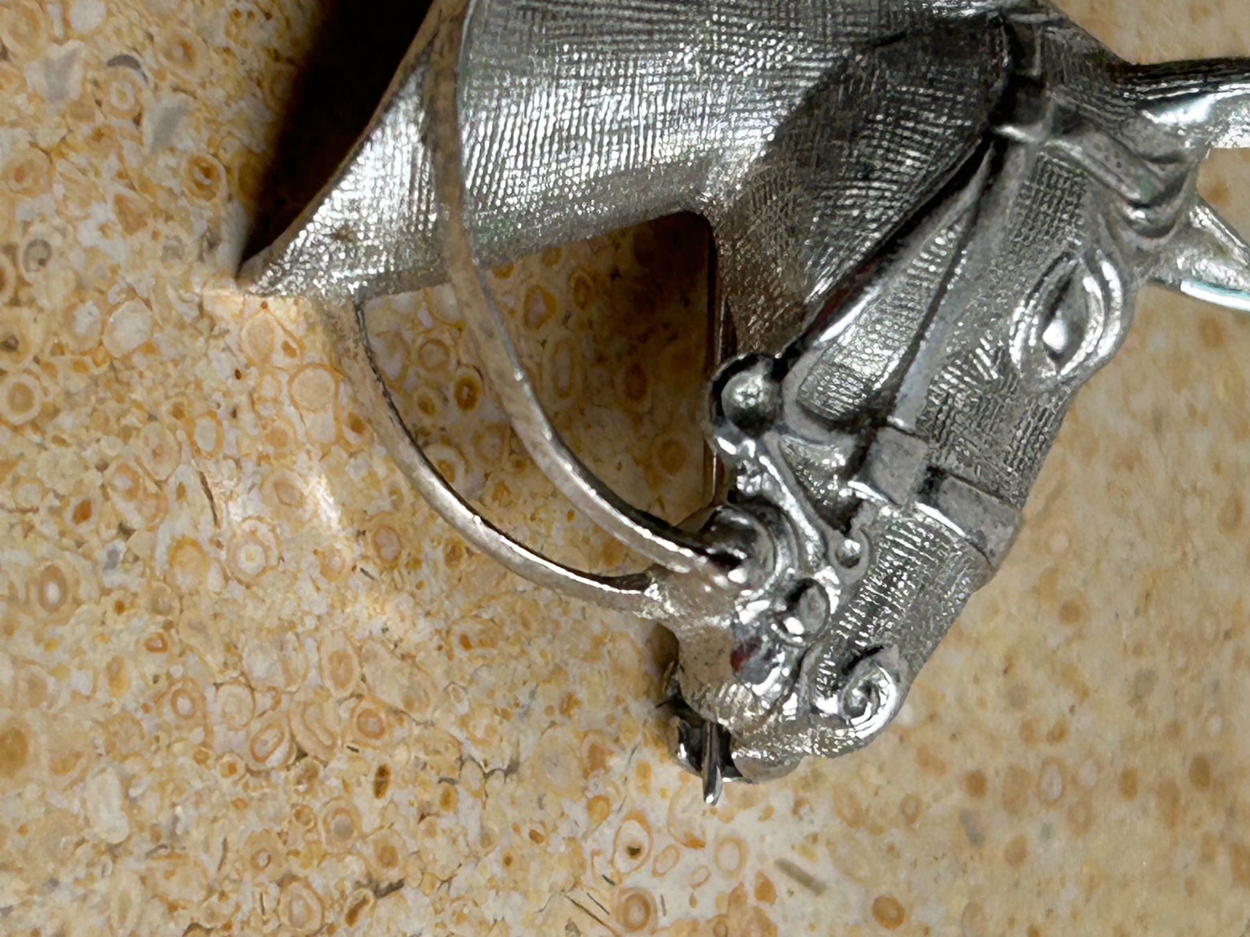 Spille & Fermagli: Pferde-Brosche aus echtem Silber!!! – Usato da Basel venduto da bellespirit 1