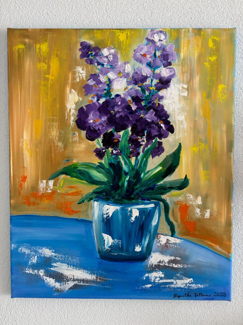 Dipinti: Orchideen - Gemälde – Nuovo (secondo la descrizione) da Cham venduto da Felha 8