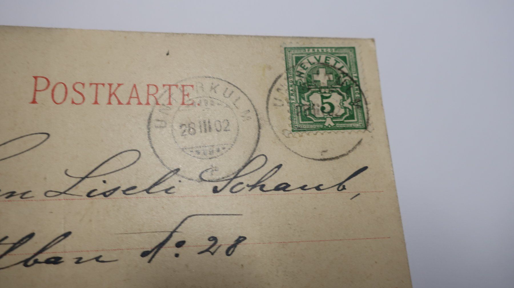 Cartoline postali: Aarau Gewerbemuseum  1902 – Usato da Cormoret venduto da Pascalll2001 5
