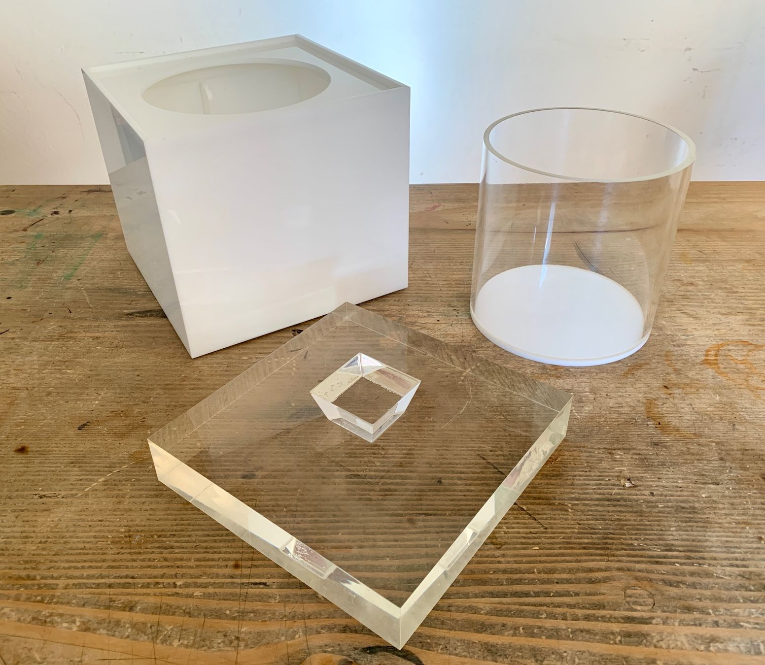 Contenitori & Simili: Kubischer Eiskübel / Eiswürfelbox aus Acrylglas – Usato da Zürich venduto da Les_Zurichois 7
