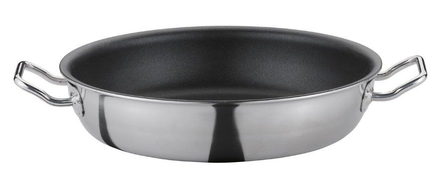 Pfannen: Spring Servierpfanne 28 cm Vulcano Classic schwarz – Neu und originalverpackt aus Kägiswil von nick333