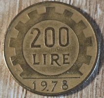 200 Lire 1978 Super Zustand