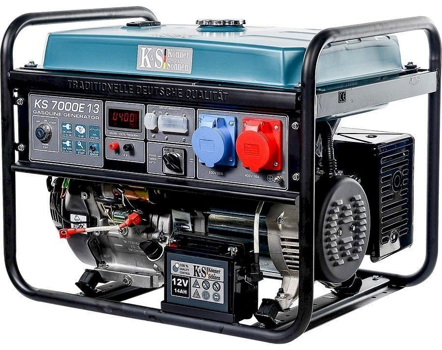 Generatori di corrente: K&S KS 7000E 1/3 Benzin-Generator 5.5kW – Nuovo e nell'imballaggio originale da Bottighofen venduto da zaap 2
