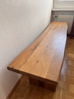 Massive Eichholzbank - 180 cm
