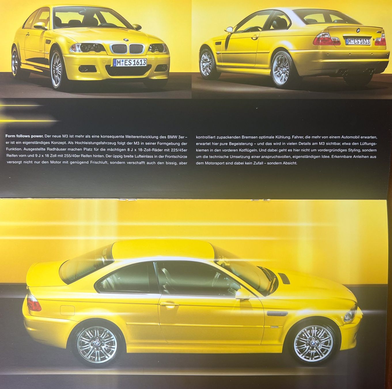 BMW Documents: ORIGINAL PROSPEKT | 3ER - BMW M3 - TYP E46 | AB 01.2000 – D'occasion à Unterägeri par Isha04 4