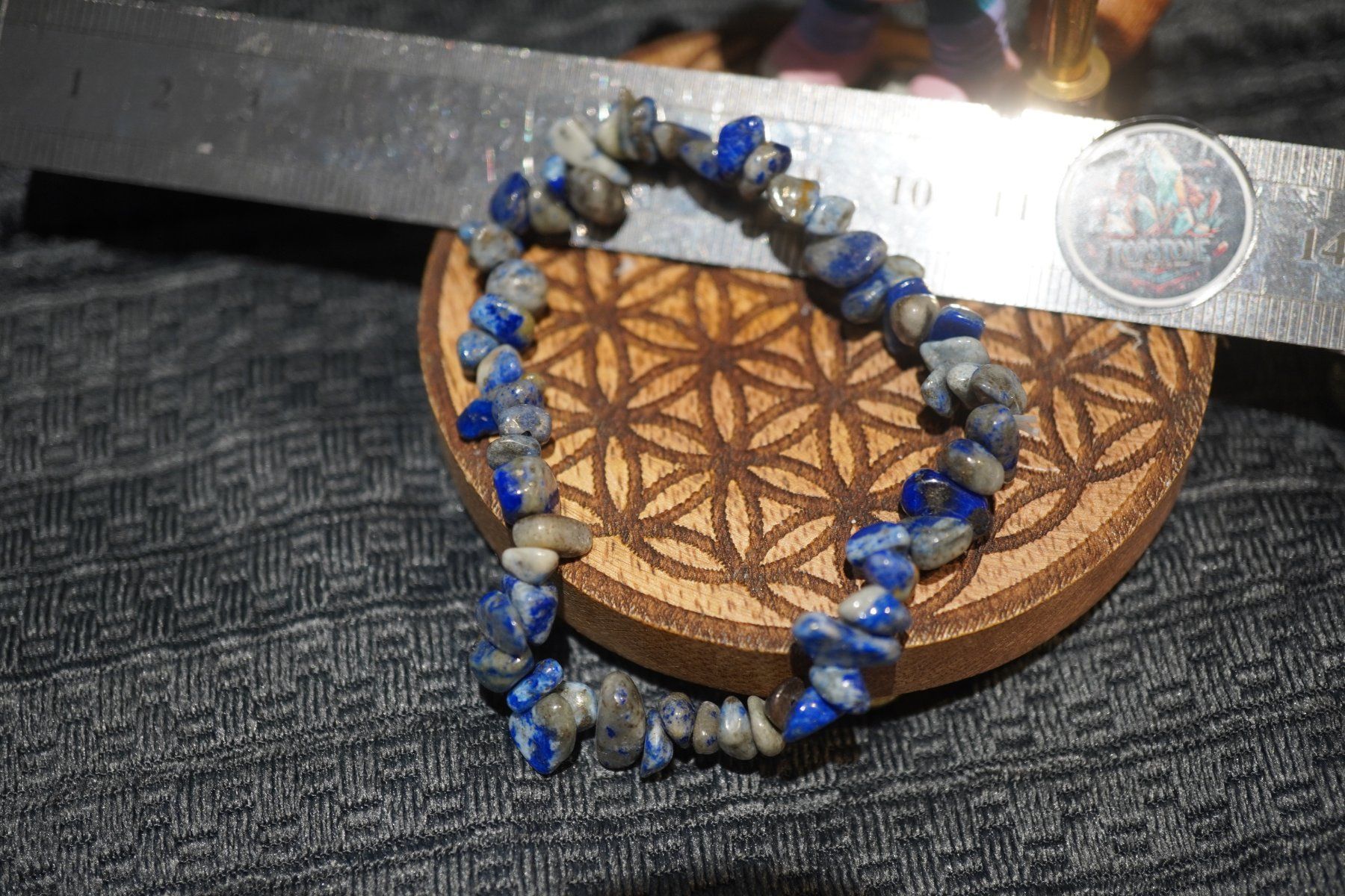 Minerali & Pietre curative: Lapis   Splitter Armband   ab  1.-     Räumung – Nuovo e nell'imballaggio originale da Eschenbach SG venduto da topstone 3