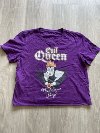 Lila T-Shirt Evil Queen Grösse S