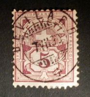 ZNr.60A, Vollstempel Bevilard 7. VII. 90, seltene Ortschaft