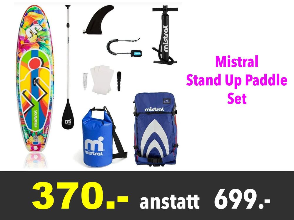 🔴 Mistral Stand Up Paddle Set /532A Kaufen auf Ricardo