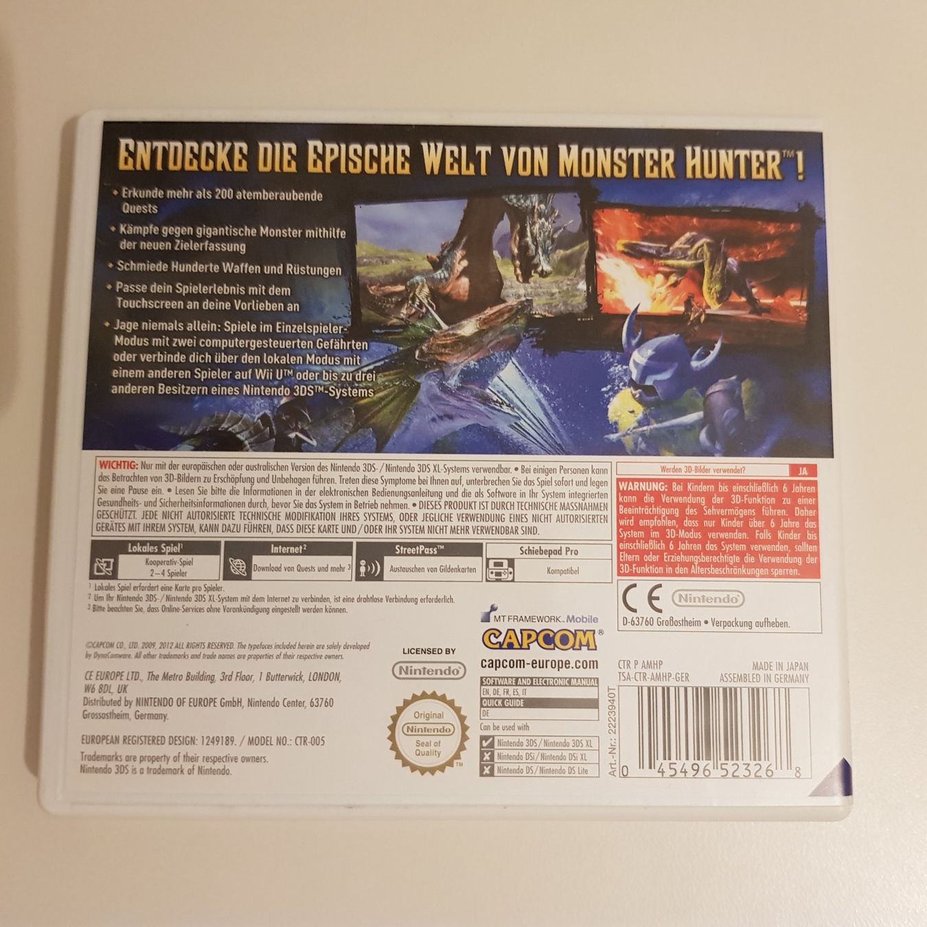 Nintendo Giochi: Monster Hunter 3 Ultimate /3DS – Usato da Münchenstein venduto da 2DGames 1