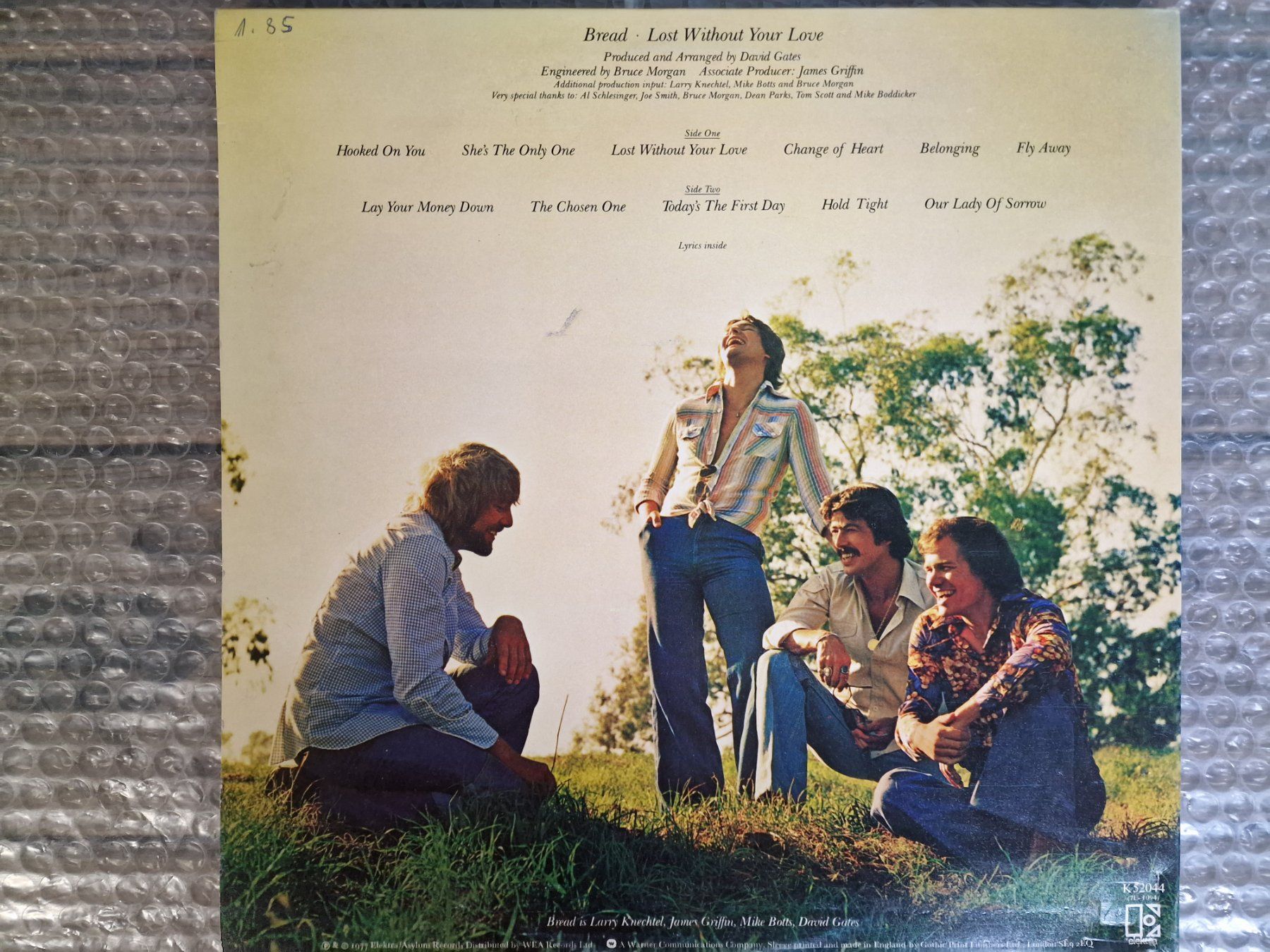 Dischi in vinile: Bread LP – Lost Without Your Love – Usato da Root venduto da atelier22 2