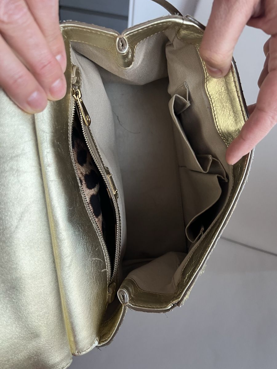 Dolce & Gabbana Taschen für Damen: Dolce and Gabanna Sicily Gold Bag – Gebraucht aus Châtelaine von Veradat 4
