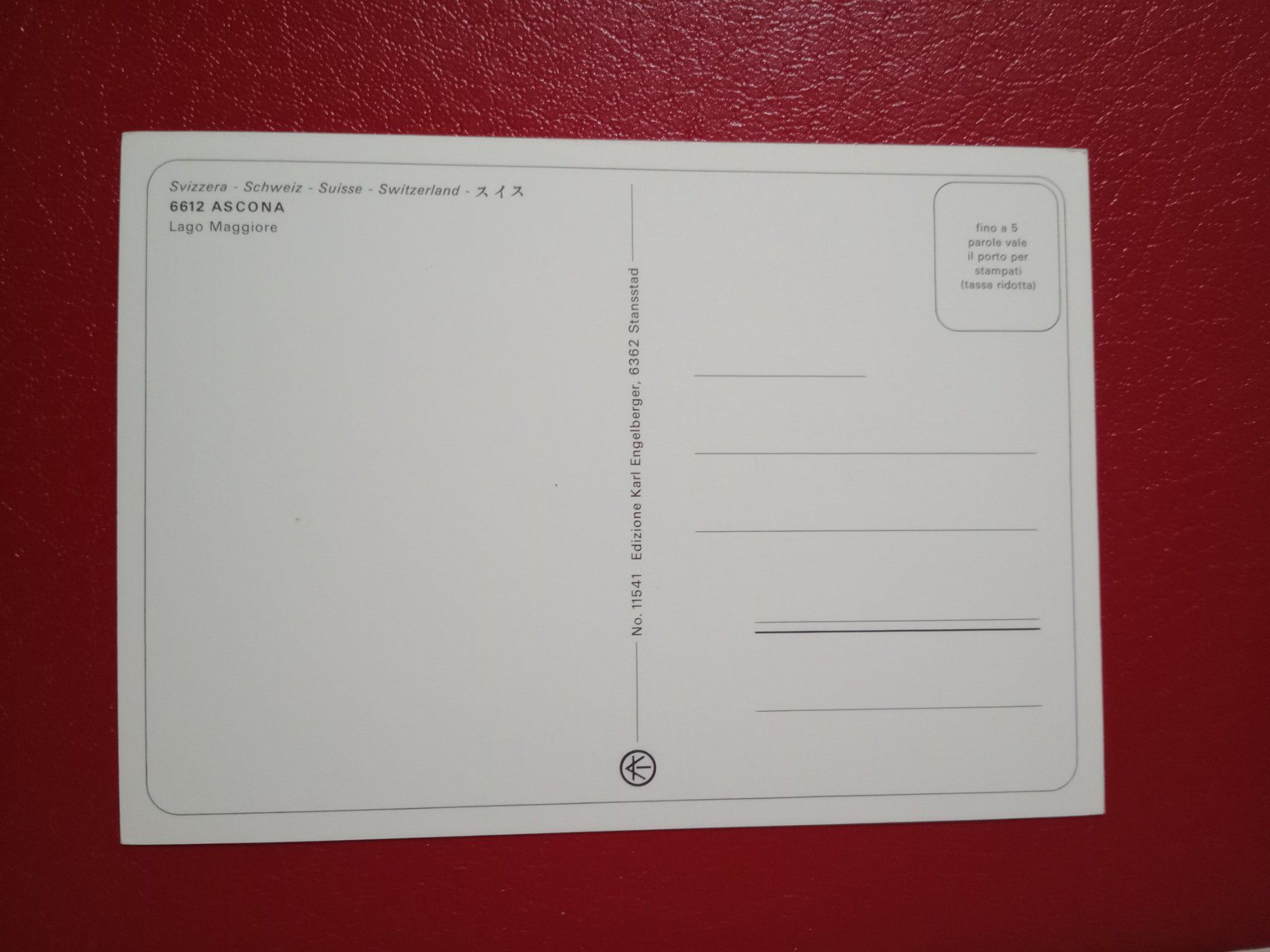 Cartoline postali: Ascona Tessin mehrbildrig – Usato da Küttigen venduto da Melisch1000 1