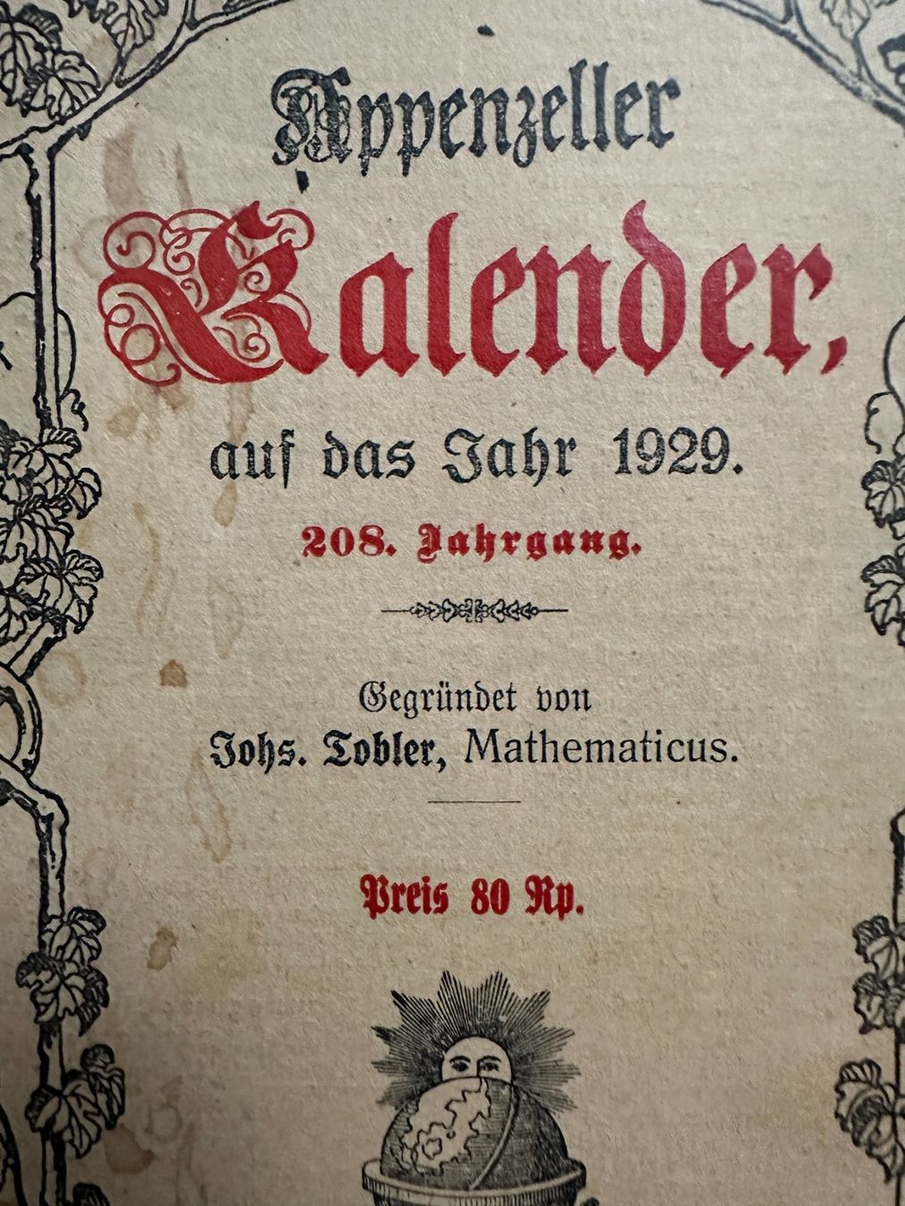 Calendari: Appenzeller Kalender – Usato da Laupen ZH venduto da Mcafi02 2