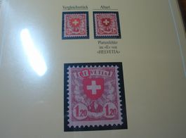 Abart Wappenschild 1924 **, 1.20 Fr. "HFFLVETIA"