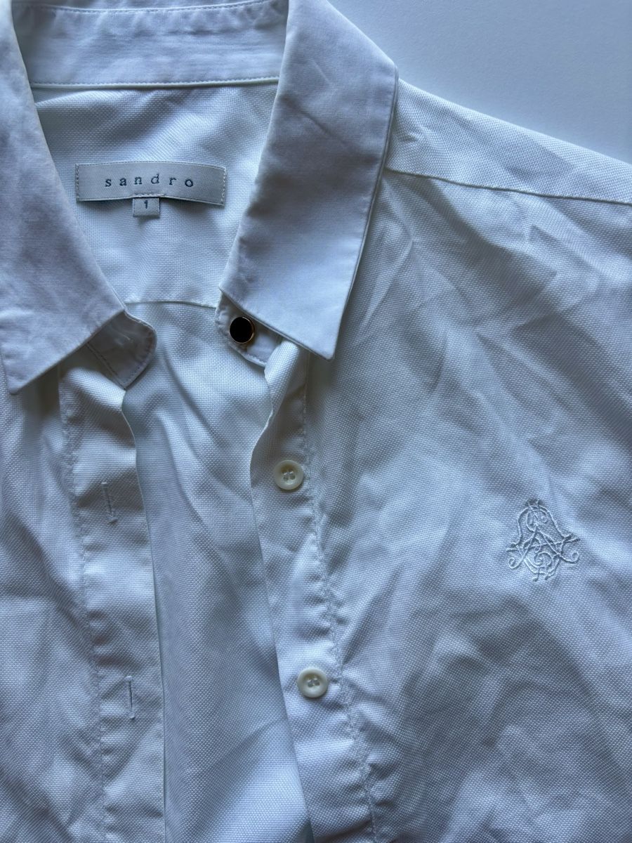 Sandro Camicette: Bluse weiss Sandro T1 – Usato da St. Gallen venduto da maryloewe 2