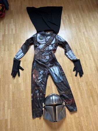 Costume enfant Star Wars Mandalorien avec masque super etat