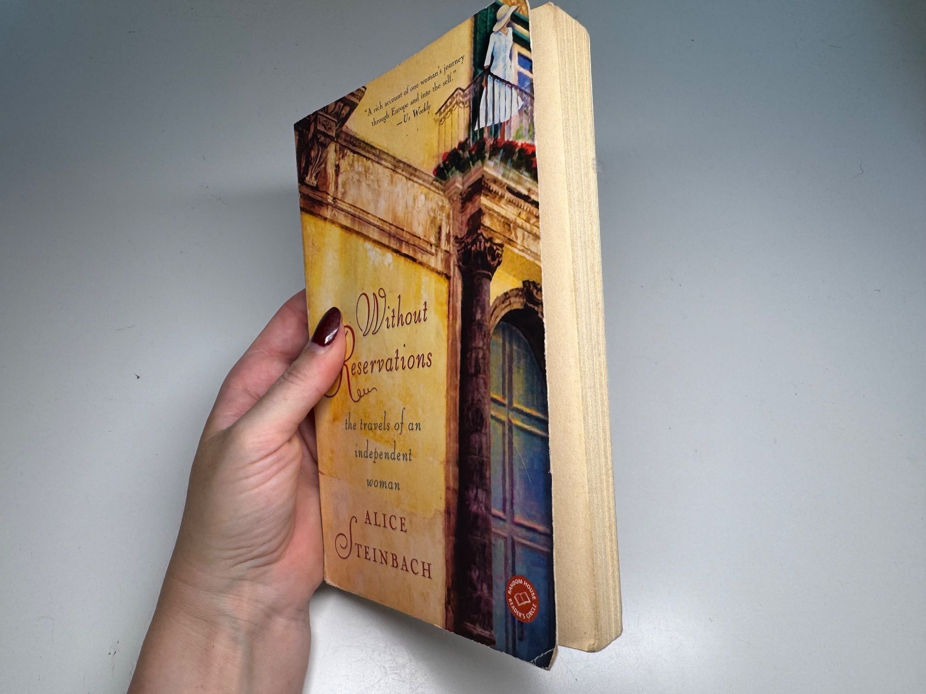 Libri: NOVEL: Alice Steinbach, Without Reservations – Usato da Grosswangen venduto da English_books 1