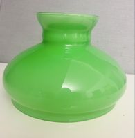 Grüne Glaslampe, Lampenschirm, Vintage, Ø 25 cm Top!
