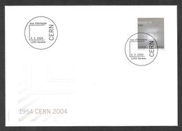 FDC Nr. 1119 50 Jahre CERN ET Genève 9.3.2004