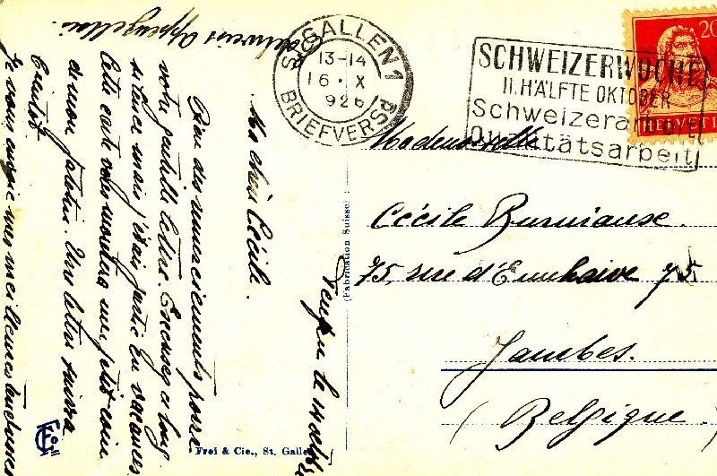 Ansichtskarten: Teufen - Ortsteil + 1926 – Gebraucht aus Emmenbrücke von teestube 1