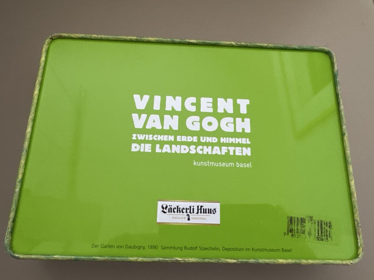 Sonstige Dekorationen & Accessoires: Van Gogh Blechdose Läckerli Huus Kunstmuseum Basel – Gebraucht aus Zürich von Smarties13 2