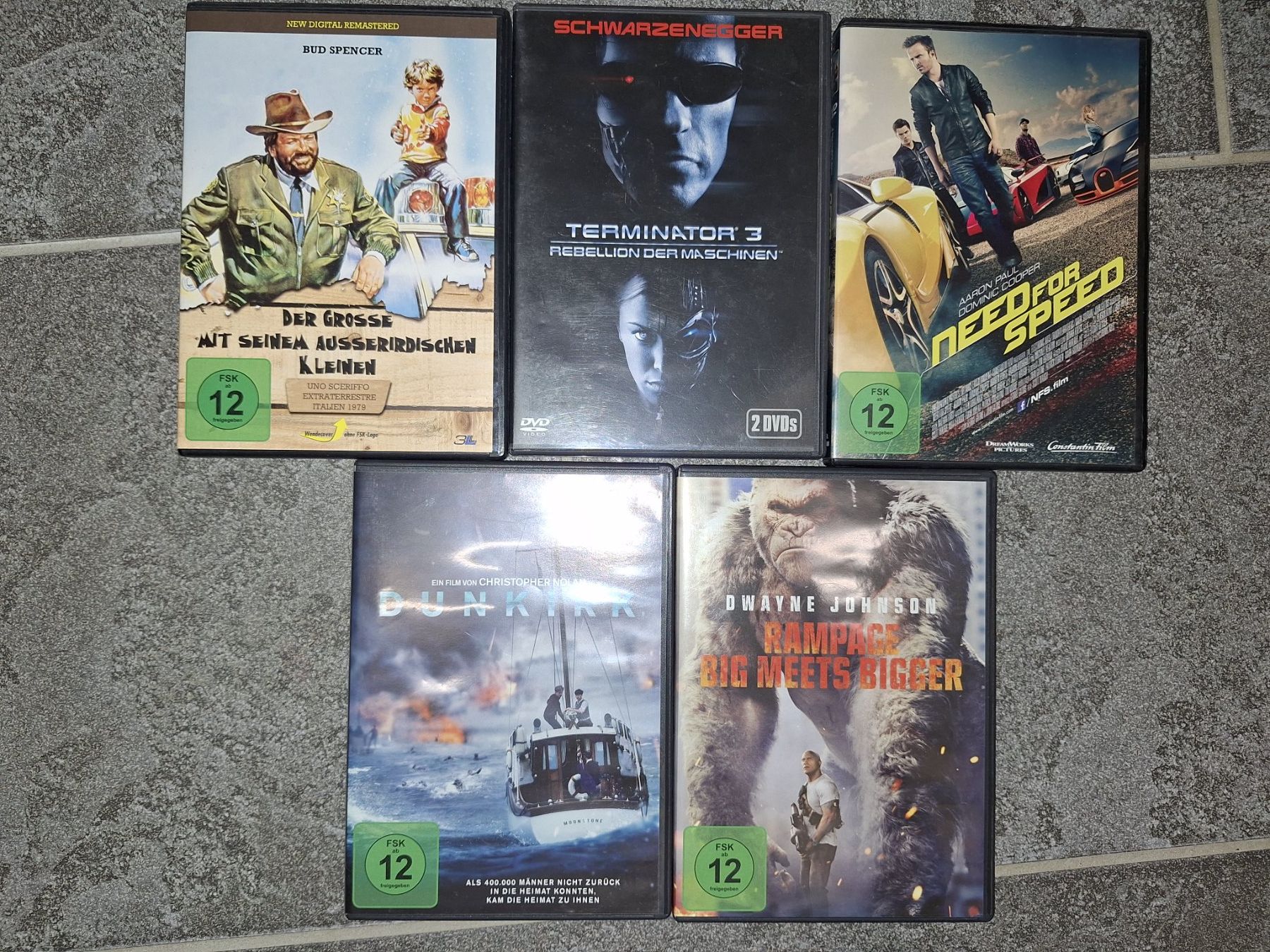 Alle DVDs: Bud Spencer, Terminator 3, Need for Speed, usw – Gebraucht aus Herznach von SusanneB0102