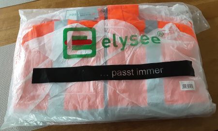 Elysee Warnschutz Jacke Orange, Neu, Grösse XL, Top Qualitat