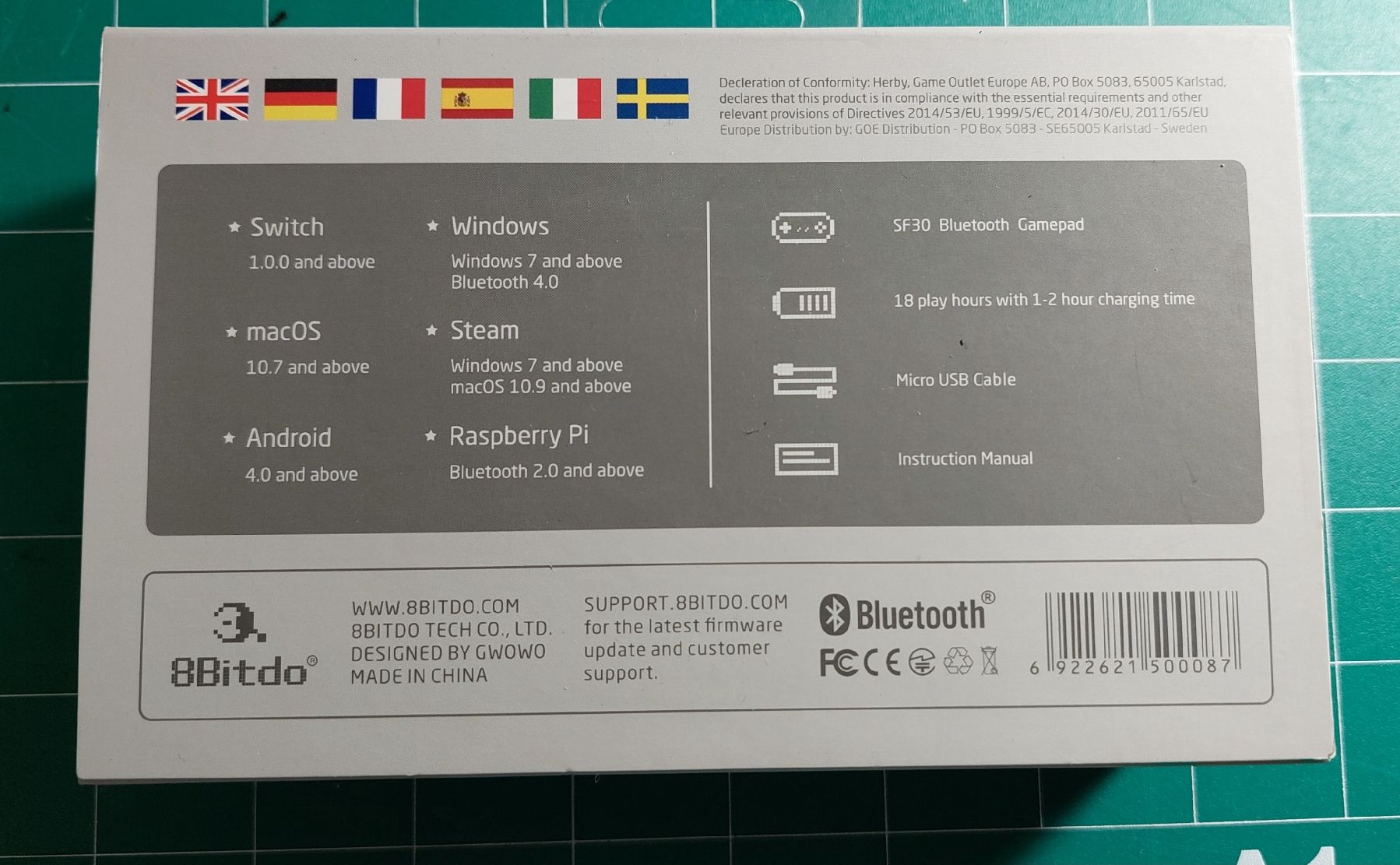 8BitDO Controller: 8bitdo pad Bluetooth  – Gebraucht aus Courroux von sebecline 3