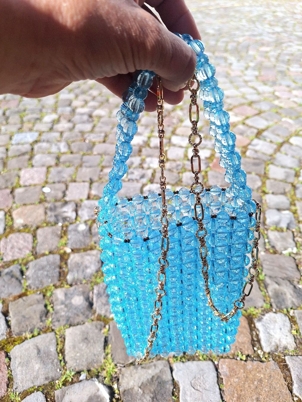 Borse: Tasche aus Perlen – Nuovo (secondo la descrizione) da Oberglatt ZH venduto da nat_c6k7 1