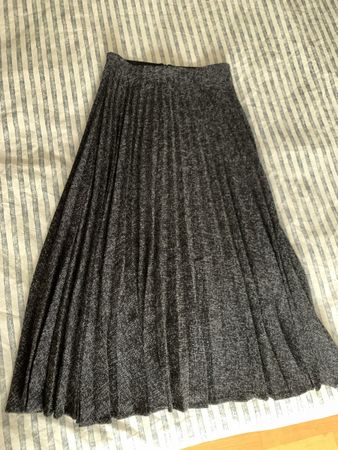 Midi skirt Zara navy blue XS