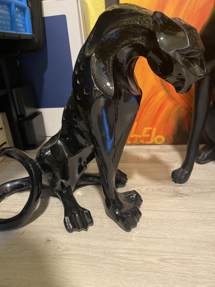 Sculture & Statue: 1 schwarzer Panther – Usato da Wolfwil venduto da ISAsShop 2