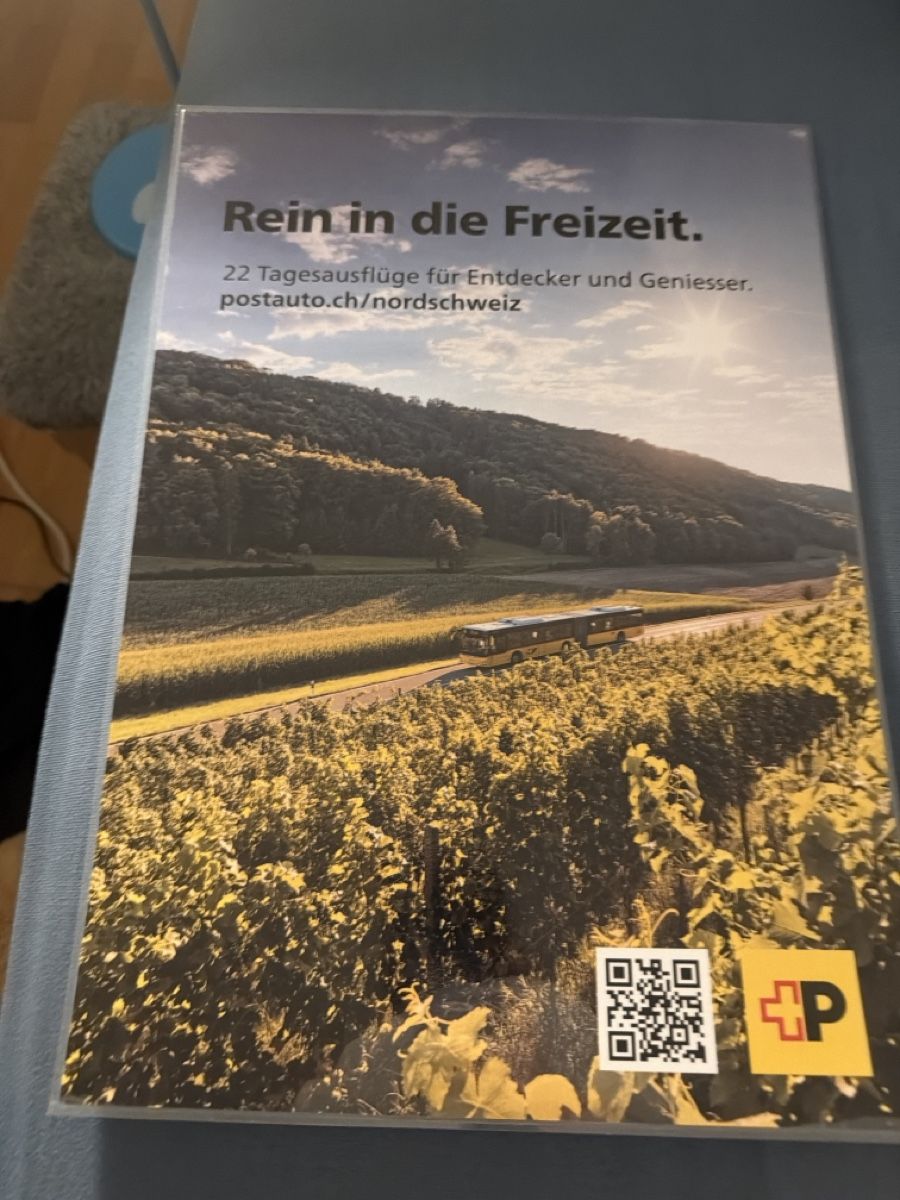 Posters & Illustrations: Postauto Werbung – D'occasion à Stetten AG par den_v9h8