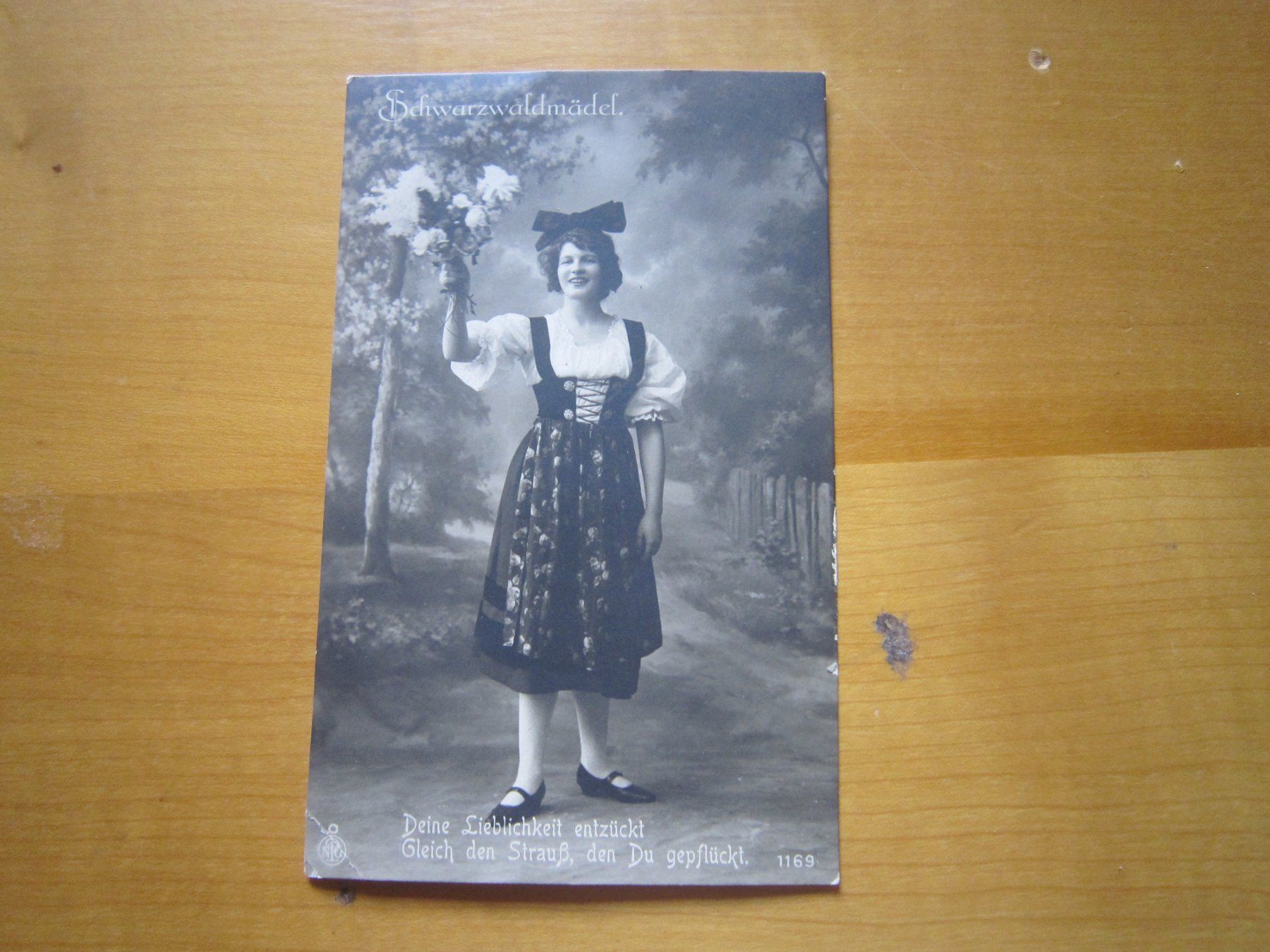 Ansichtskarten: No 17 Postkarte Schwarzwaldmädel – Gebraucht aus Gordola von Polentaefung