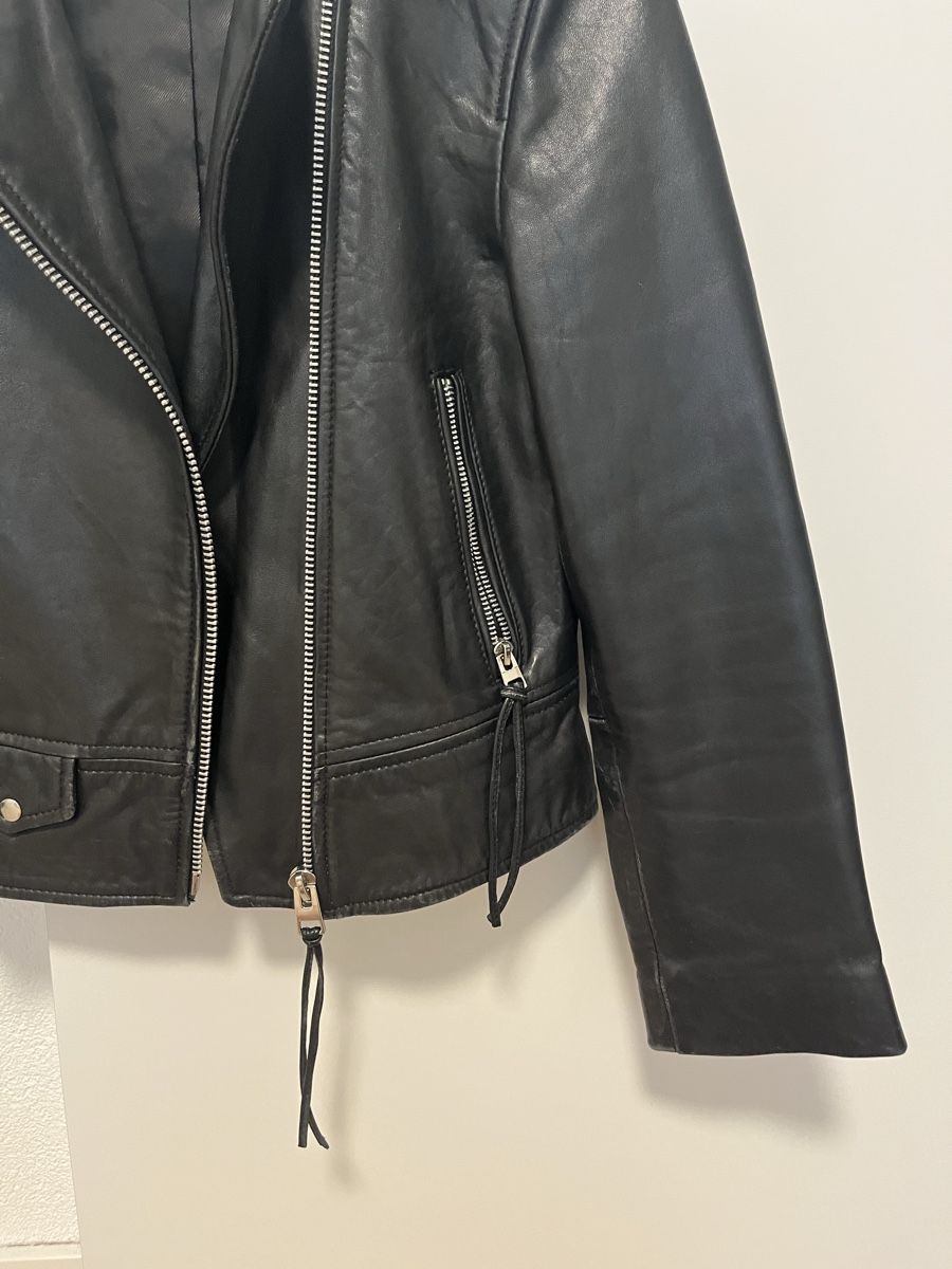 Mango Giacche: Echtlederjacke Biker schwarz Mango XS – Nuovo (secondo la descrizione) da Birrwil venduto da vanyboo 3