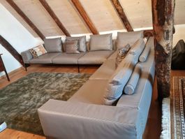 Flexform LIFESTEEL Ledersofa (neuwertig)