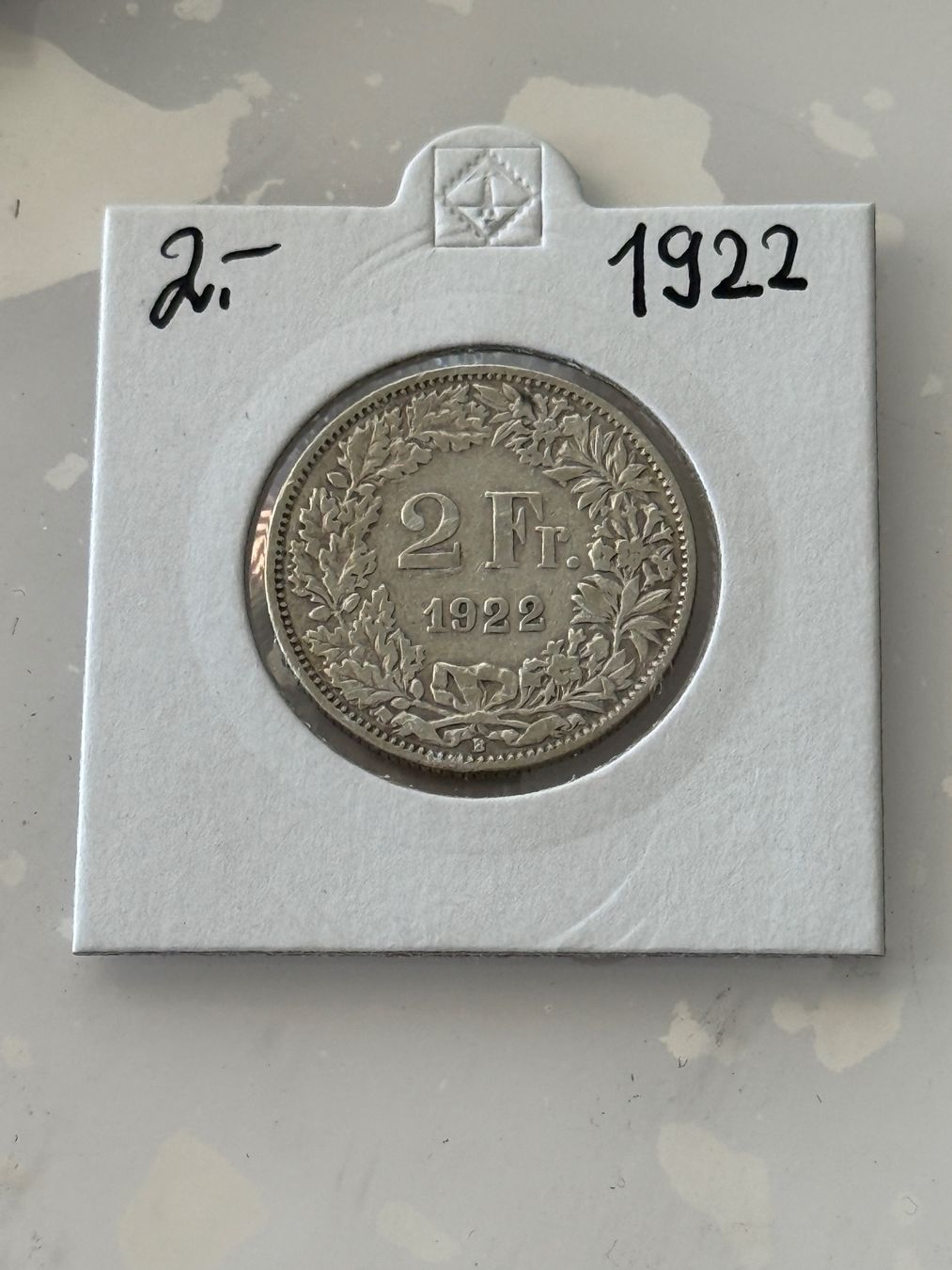 Tutti le monete: 2 Franken 1922  Rar – Usato da Wallisellen venduto da SWISS_SILVER1 1