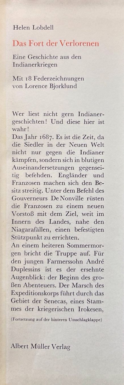 Libri: Das Fort der Verlorenen – Usato da Sarnen venduto da Livres 1