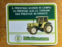 Original Abziehbild Hürlimann 488 Traktor Kleber Werbekleber