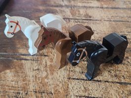 lego lot de 3 chevaux