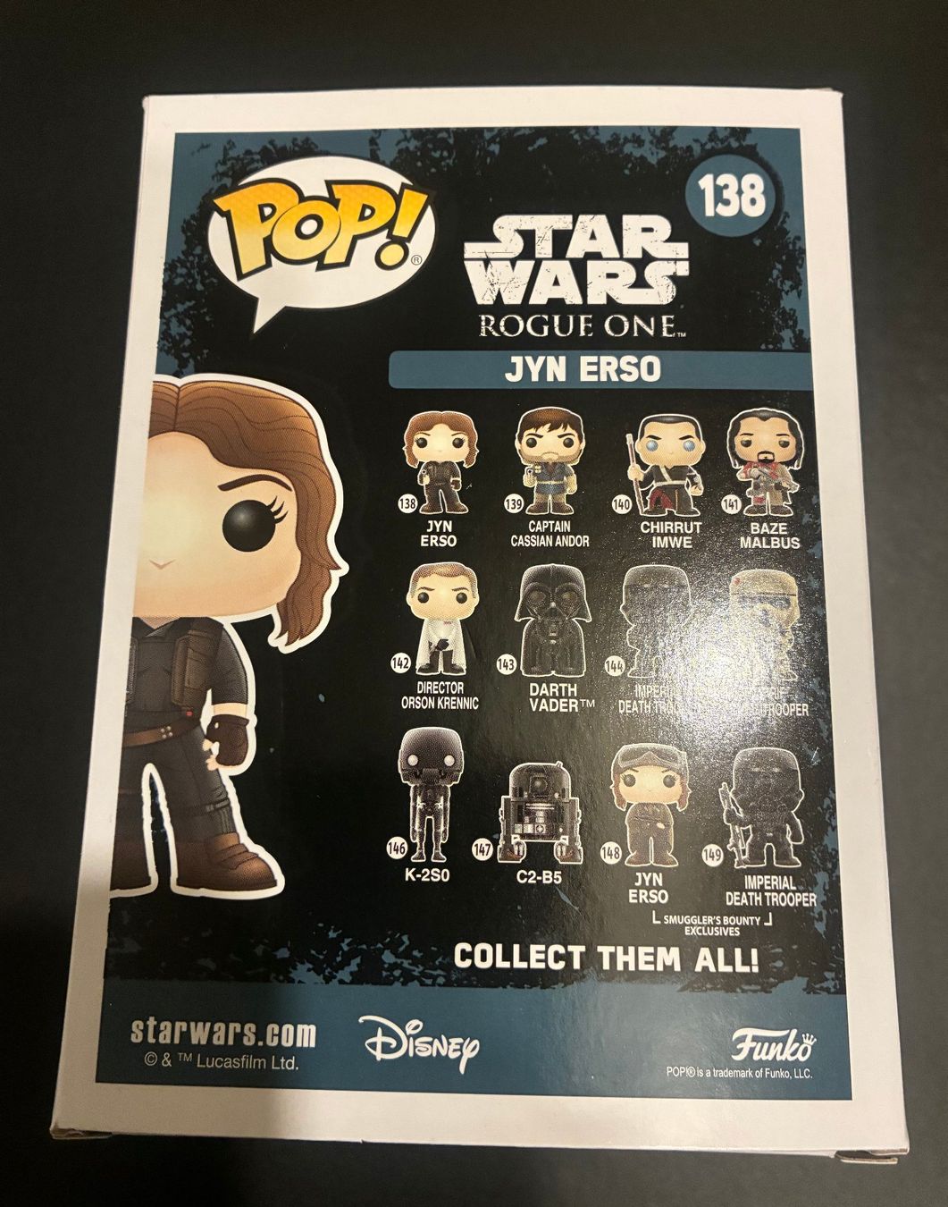 Funko Statuette: Funko Pop Star Wars Rogue One 138 - Jyn Erso – Nuovo e nell'imballaggio originale da Baden venduto da Polystyreneman 2