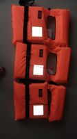 Gilets de sauvetage BESTO orange lot de 3 neufs