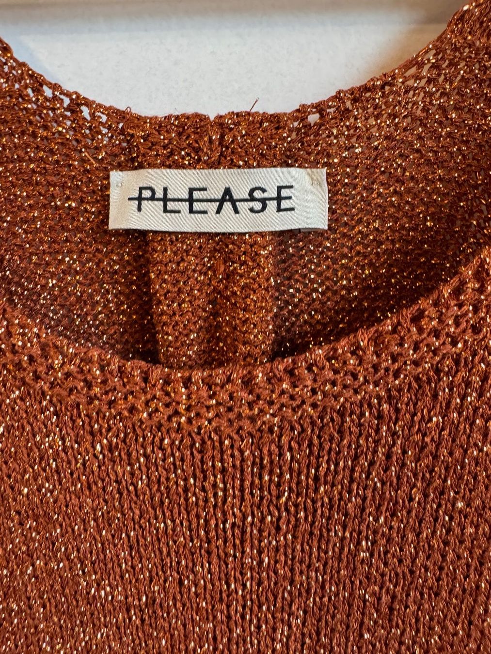 Robes: Longue robe filament métallic Please – Neuf (Voir description) à Blonay par Celuna 1