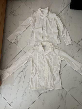 2 weisse Blusen Sergio S Wie Neu 2 blouse blanche comme neuf