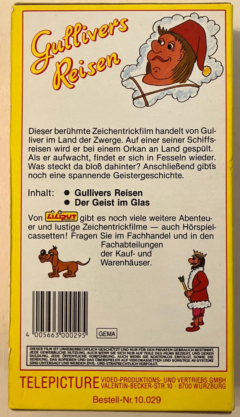 Alle VHS: VHS - Gullivers Reisen - Kinderfilm – Gebraucht aus Stans von canberra04 2
