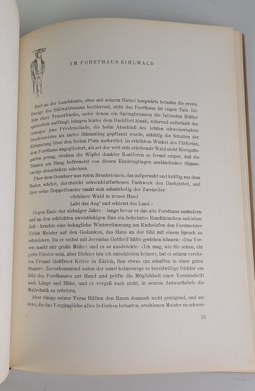 Libri: Das Buch vom Sihltal, Gottlieb Heer. 1948 – Usato da Zürich venduto da axolottchen 7