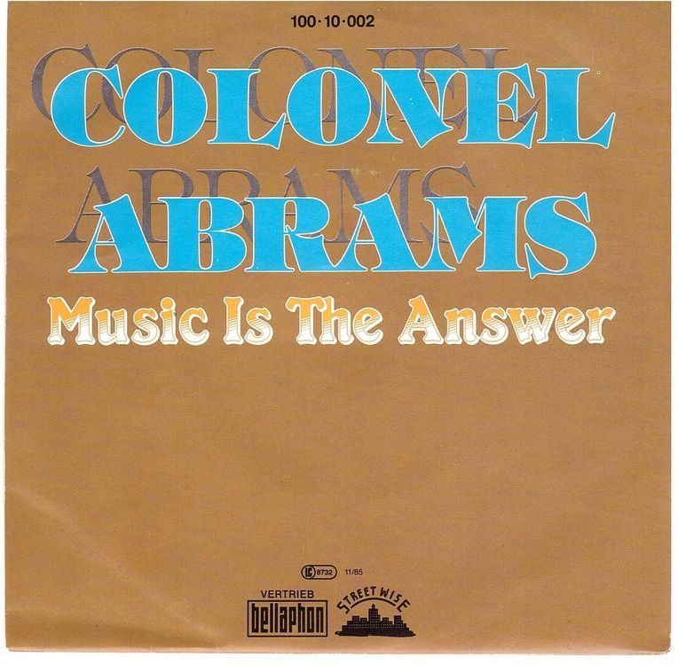 Vinyles: Colonel Abrams  --  Music is the answer  Single7 – D'occasion à Oberwil (Dägerlen) par thealbum