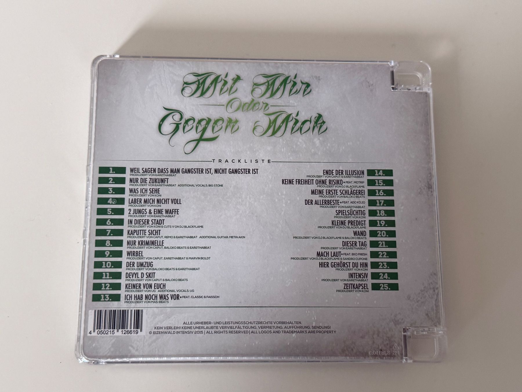 CD: Caput - Intensiv - Mit mir oder gegen mich (2CD) – Usato da Altstätten SG venduto da sheamus 2